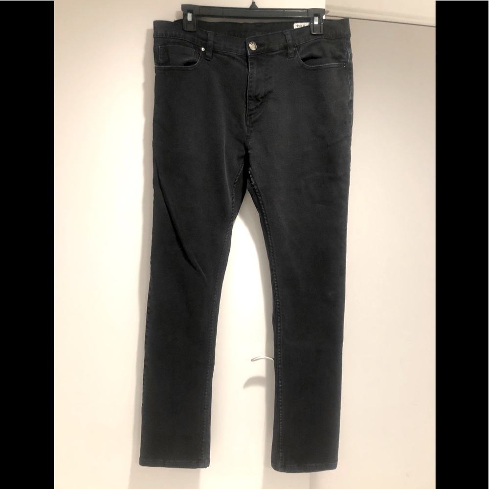 Denim Co Stretch Straight Black Denim Size 32X34